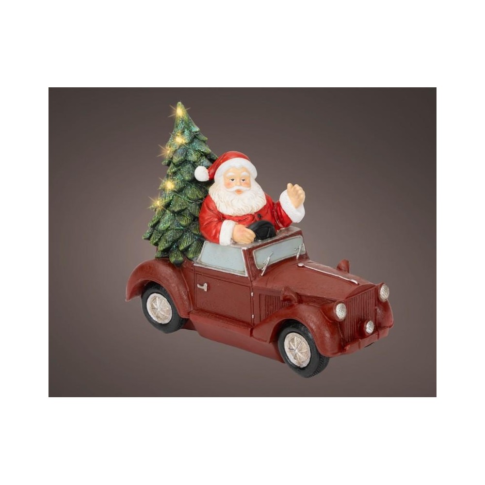 BABBO NATALE IN AUTO LED H.18